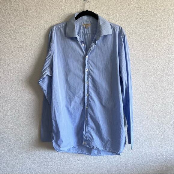 Burberry Mens Button Down Stripe Shirt - Picture 1 of 15